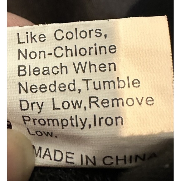 SHEIN Cartoon Smile Hoodie Pullover Faux Flannel Hooded‎ Sweatshirt Sz M GUC - Picture 5 of 6